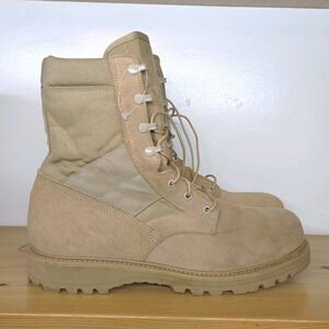 Mondo PT Steel Toe Vibram Military Coyote Hot Weather Combat Boots Size 13 N